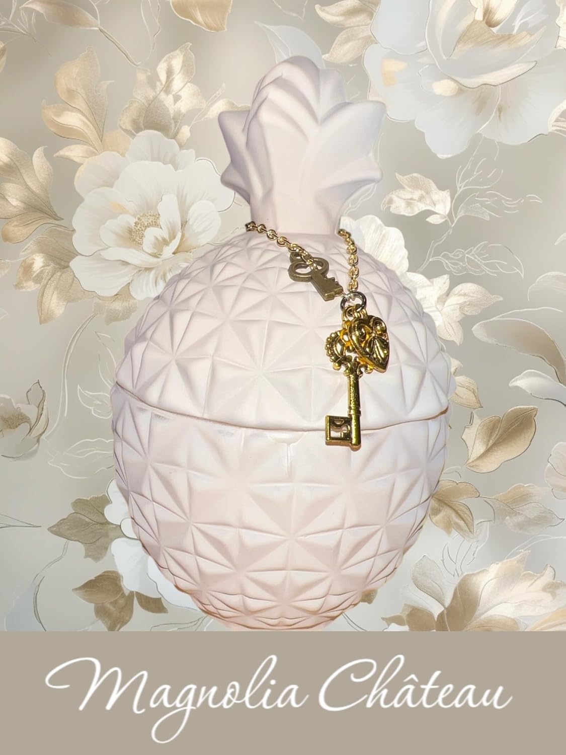 Magnolia Château – 7 oz Luxury Coconut Apricot Wax Candle